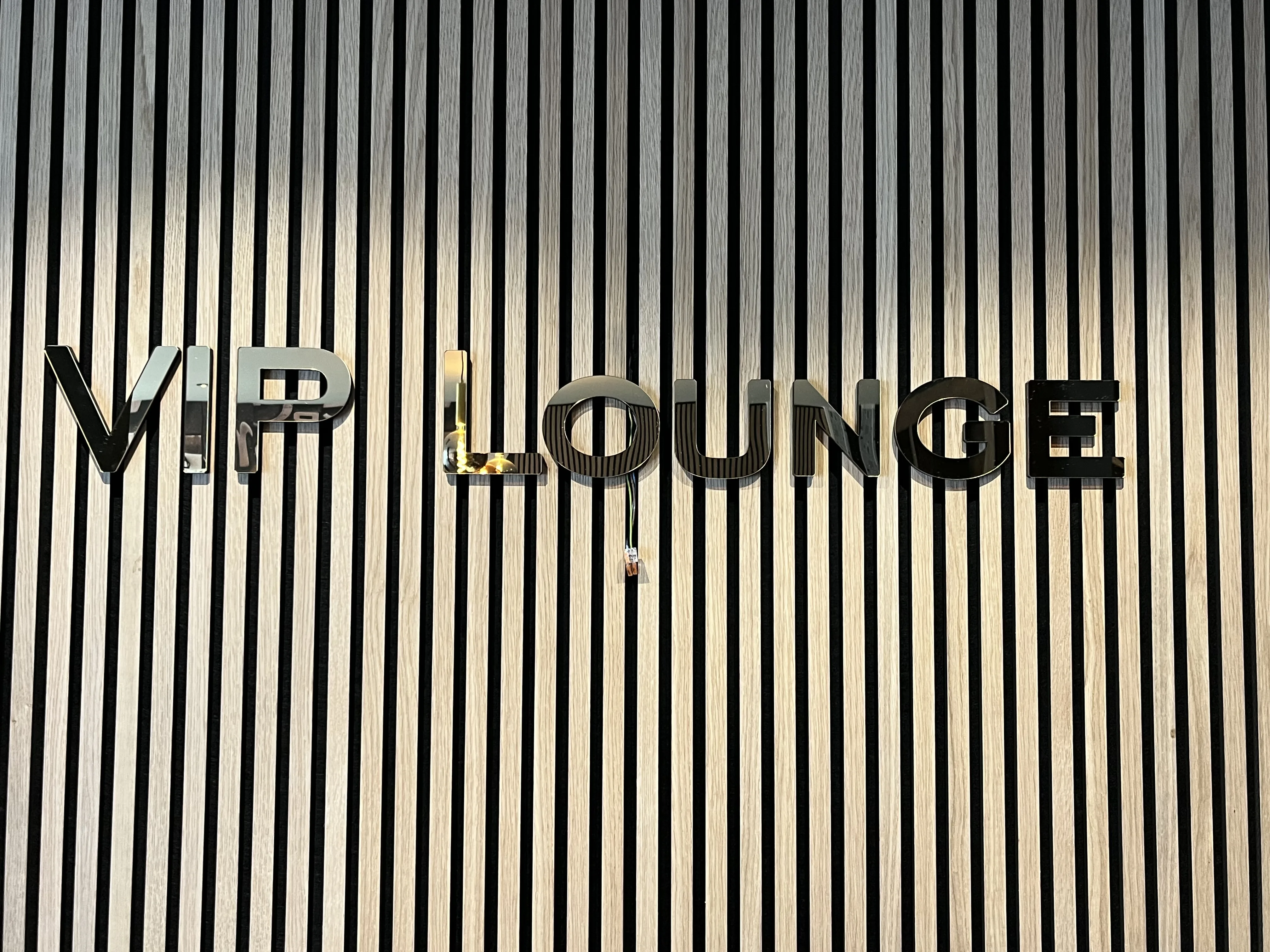 3D Buchstaben VIP Lounge